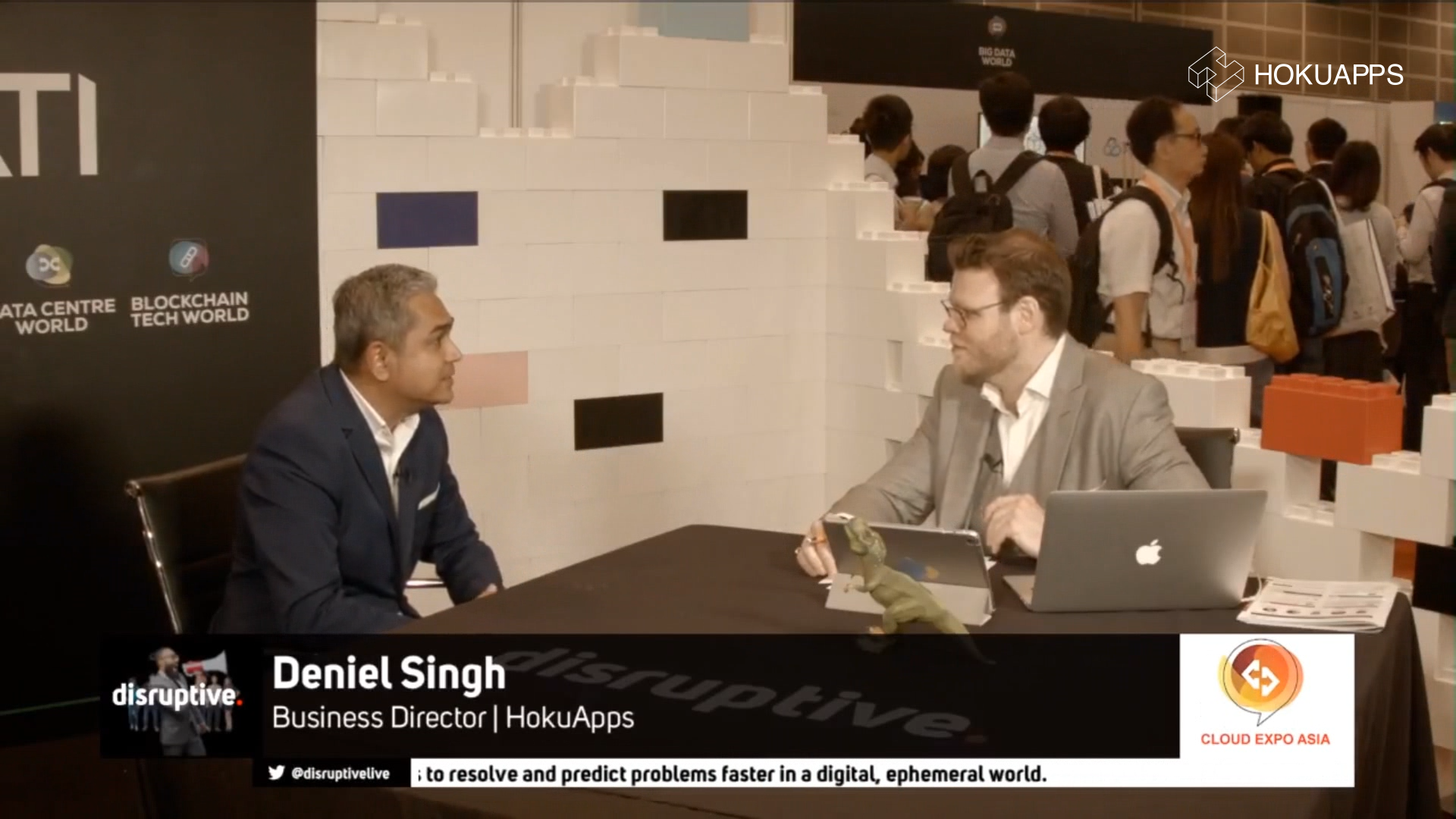 Deniel Singh, Business Director-HokuApps, speaks at Cloud Expo Asia in HK
